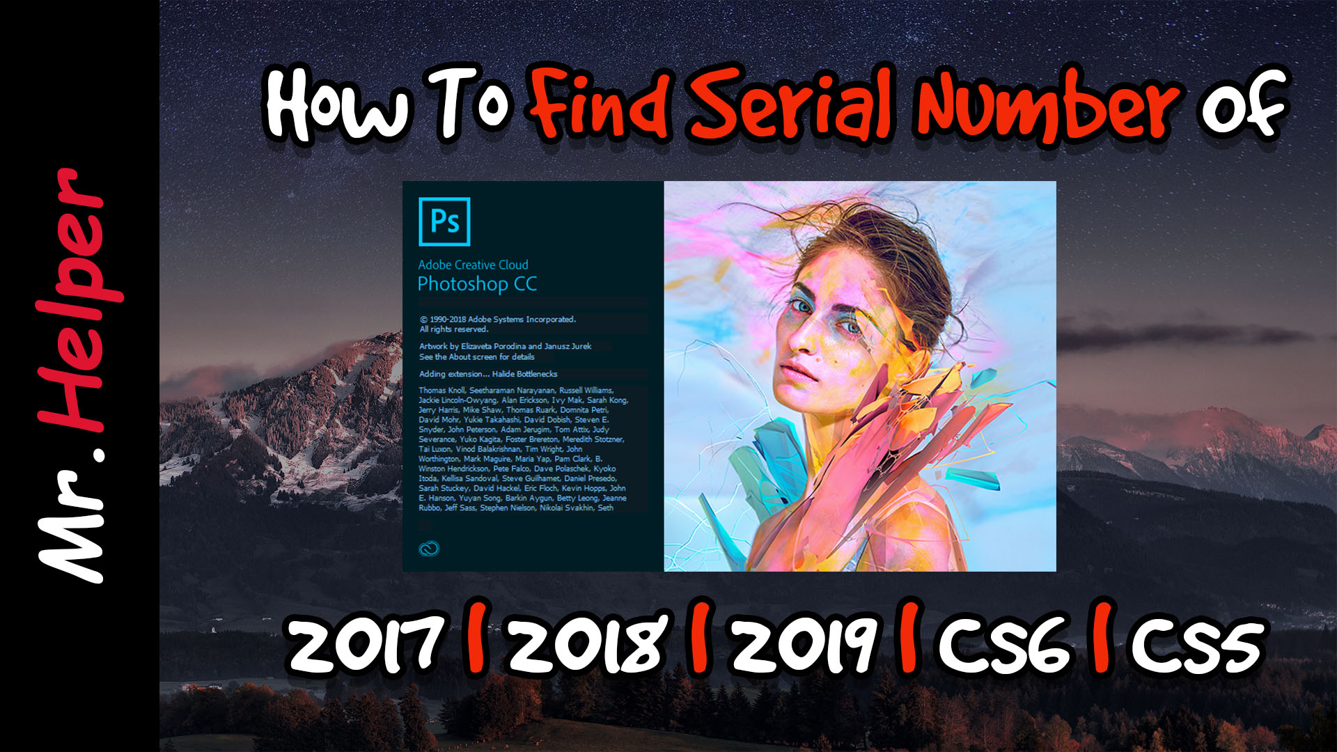 Photoshop cc serial number for mac
